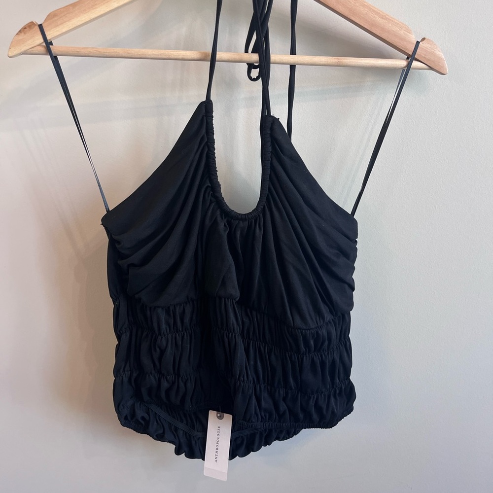 NWT Ruched Halter Tank - Picture 2 of 7